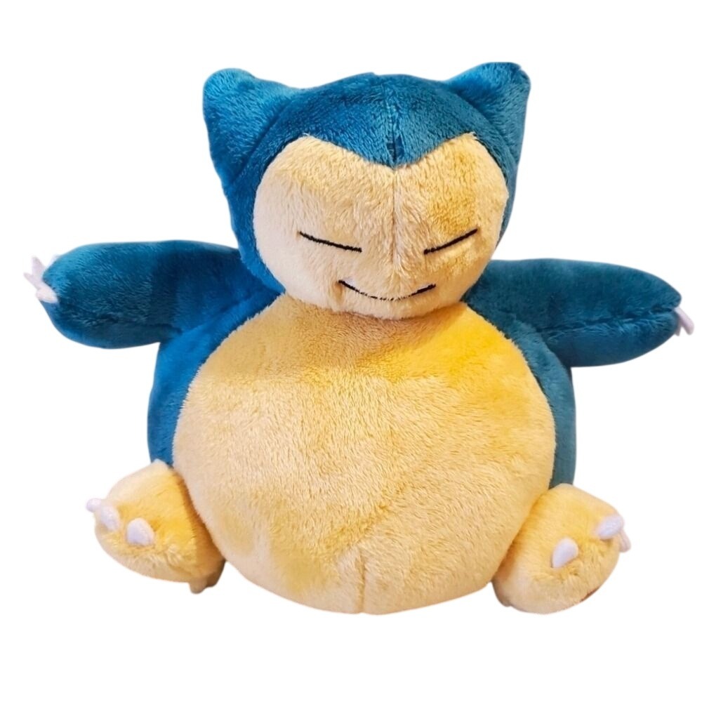 Tomy Snorlax Plush Kids Small Teal Blue 2017 Pokemon Stuffed‎ Animal T18747A